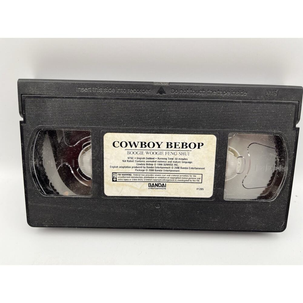Cowboy Bebop | Boogie Woogie Feng-Shui (2000) Bandai VHS Eng Dub